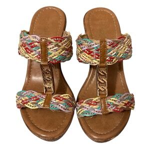Madeline Stuart Multicolor Wedge Sandals